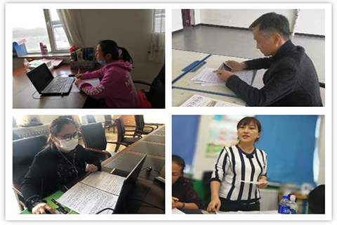 出课学校的领导与老师进行评课.jpg