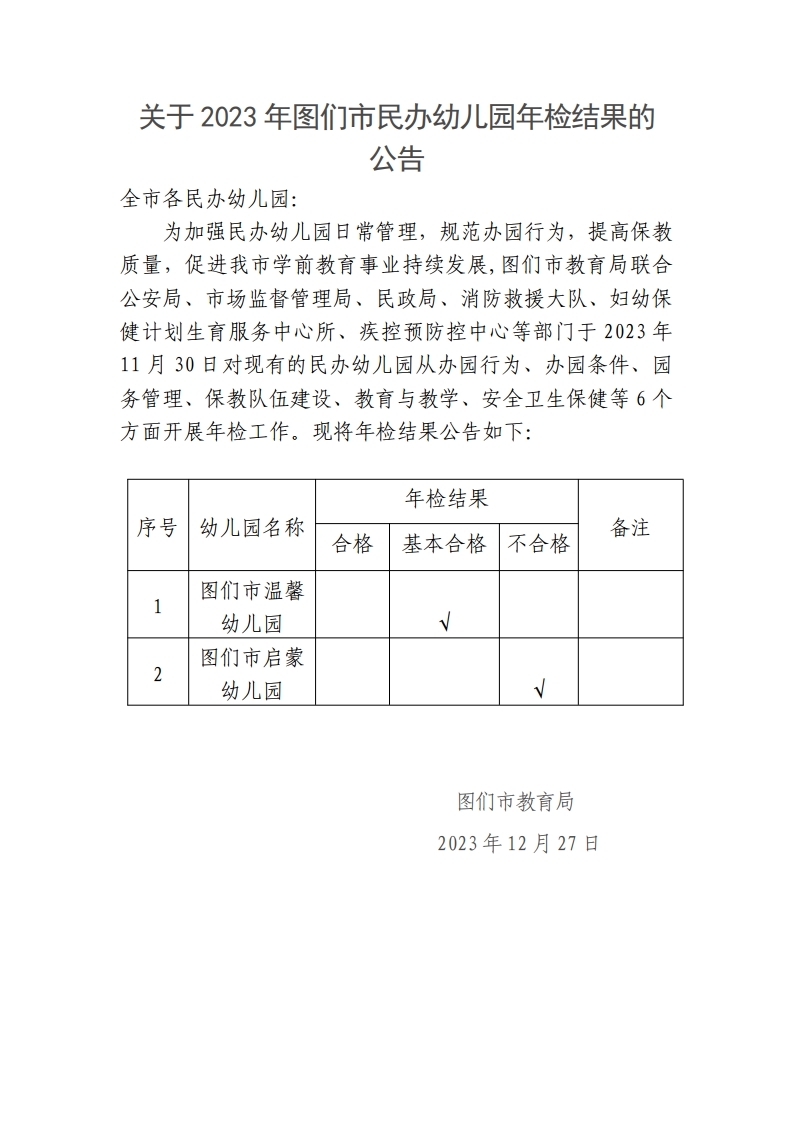 关于2023年图们市民办幼儿园年检结果的公告(1).pdf_page_1.jpg